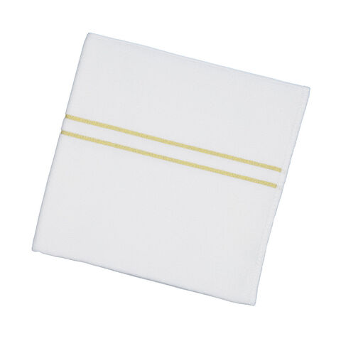 Полотенце 75x150 Feiler La Glamour Weis/Gold бело-золотистое