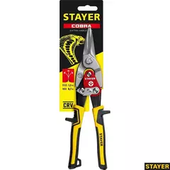 STAYER Cobra, 250 мм, прямые ножницы по металлу (23055-S)
