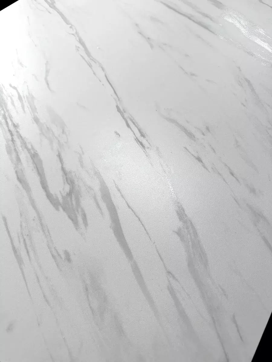 Стол VASTO 200 MARBLES KL-99 Белый мрамор матовый, итальянская керамика/ черный каркас, DISAUR