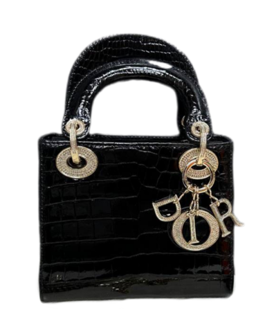Женская сумка Dior Lady Dior, модель мини-формата черный