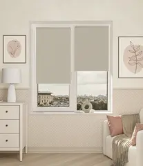 Рулонные шторы блэкаут Болид Серый