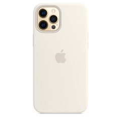iPhone 12 Pro Max Silicone Case with MagSafe White