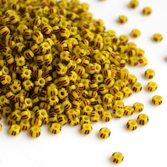 Бисер чешский полосатый Preciosa 83950, размер 8/0