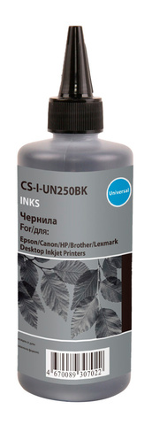 Чернила Cactus CS-I-Un250BK черный 250мл для Epson/Canon/HP/Brother Ecotank