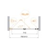 Душевая дверь в нишу Cezares ECO-O-BS-12 ECO-O-BS-12-100-C-Cr