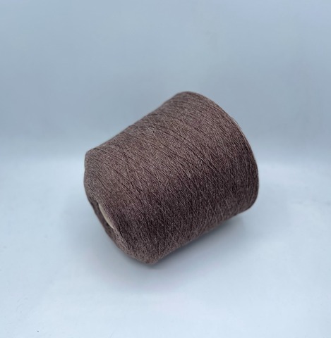 Бобинная пряжа (пр.Италия), 1500м /100гр, 80%шерсть, 20%полиамид, цвет- Какао, арт.31749