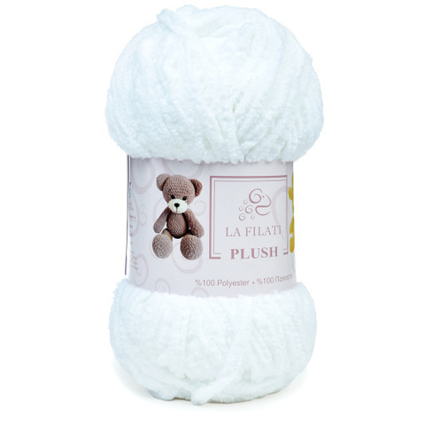 LA FILATI PLUSH 84001, Белый