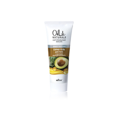 Скраб-гель для тела с маслами АВОКАДО и КУНЖУТА Эффект массажа