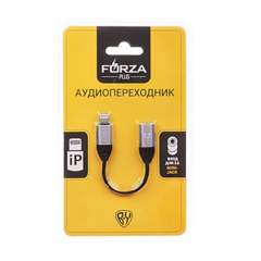 Аудиопереходник iP-mini Jack 3.5мм FORZA