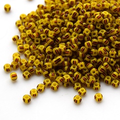 Бисер чешский полосатый Preciosa 83950, размер 8/0