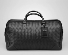 Дорожная сумка Bottega Veneta Intrecciato Medium черный