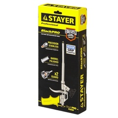 STAYER Black PRO, тефлоновый пистолет для монтажной пены, Professional (06862)