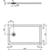 Душевой поддон 120х70 см Ideal Standard Ultraflat S K8221FV