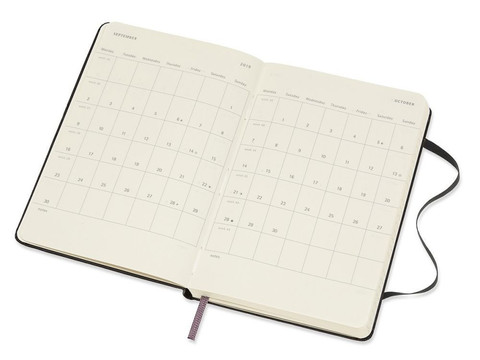 Еженедельник Moleskine Academic Wknt, цвет черный