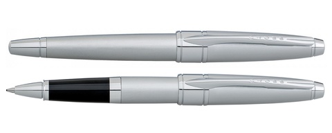Ручка-роллер Cross Cross Apogee, Brushed Chrome CT (AT0125-18)