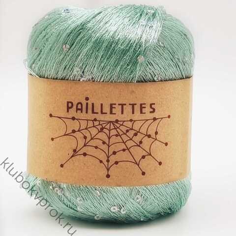 WOOL SEA PAILLETTES 025, Мята