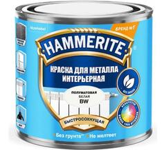 Краска для металлических поверхностей интерьерная Hammerite база BW 0,5 л.