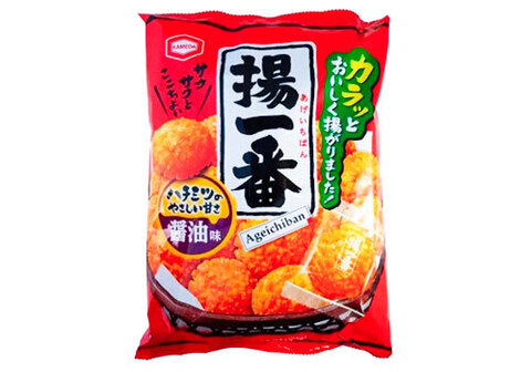 Печенье рисовое с медом и соевым соусом Age Ichiban, 138г