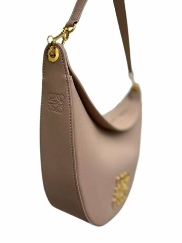Сумка через плечо Loewe Luna Anagram с украшением бежевый