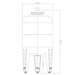 Расширительный бак Джилекс В 50 (7750)