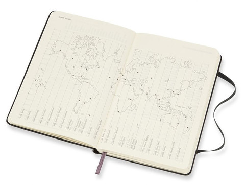 Еженедельник Moleskine Academic Wknt, цвет черный