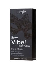 Гель для массажа ORGIE Sexy Vibe High Voltage с эффектом вибрации - 15 мл. - 
