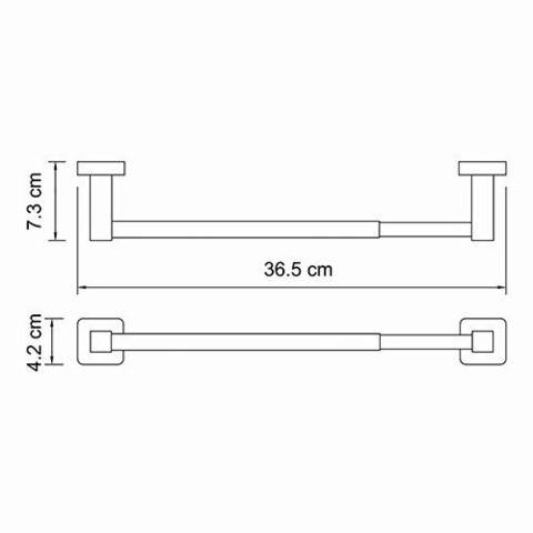 WasserKRAFT Lippe K-6591 (ранее К-6522D) Держатель бумажных полотенец