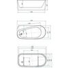 Allen Brau 2.31001.20/PGM Акриловая ванна  Priority 1 170x80 белый/платина