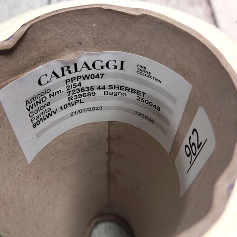 Стрейчевый меринос CARIAGGI / WIND 2/54 бледно-желтый