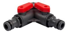 Доставка по России | Разветвитель QUATTRO ELEMENTI 2-х канальный, внутр. резьба 1/2