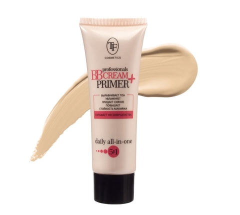 TF Крем-тон и Основа под макияж professional BB Cream+Primer тон 01 светлый
