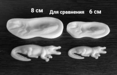 Силиконовый молд № 2131 Крокодил 2 D Большой