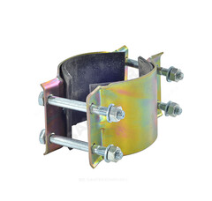 Хомут ремонтный двухсторонний сталь оц Ду 125 L=103мм