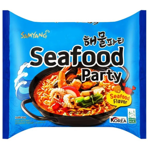 Лапша со вкусом морепродуктов Samyang SeaFood party, 125 гр