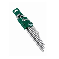 Jonnesway H03SS109S Набор ключей торцевых шестигранных для труднодоступных мест, 9 предметов 49309