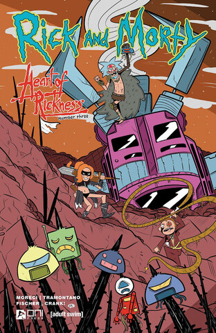 Rick And Morty Heart Of Rickness #3 (Cover B)