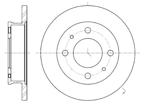 Диск тормозной G-brake  GR-01806