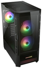 Корпус COUGAR Duoface RGB CGR-5ZD1B-RGB черный