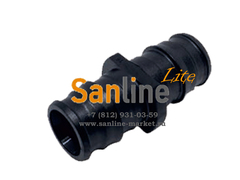 Штуцер 32x32мм Sanline Lite равнопроходной (PPSU)