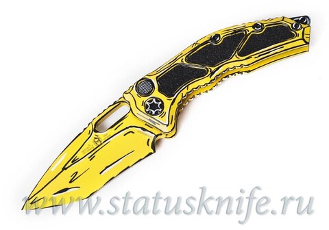Нож Heretic Knives Medusa Auto MagnaCut Yellow Cel Shading Limited Edition