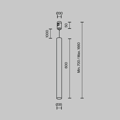 Трековый светильник Maytoni Focus led TR156-1-5W4K-BS