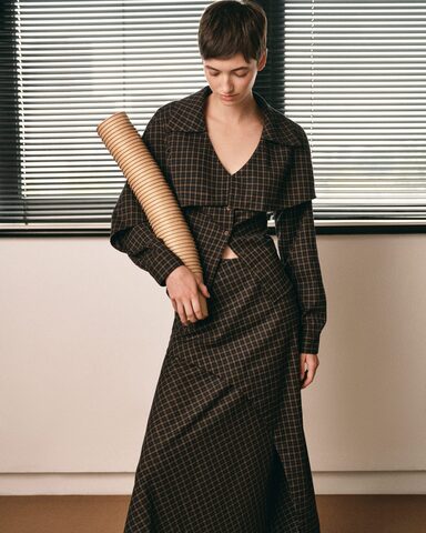 Юбка Асимметричная хлопковая