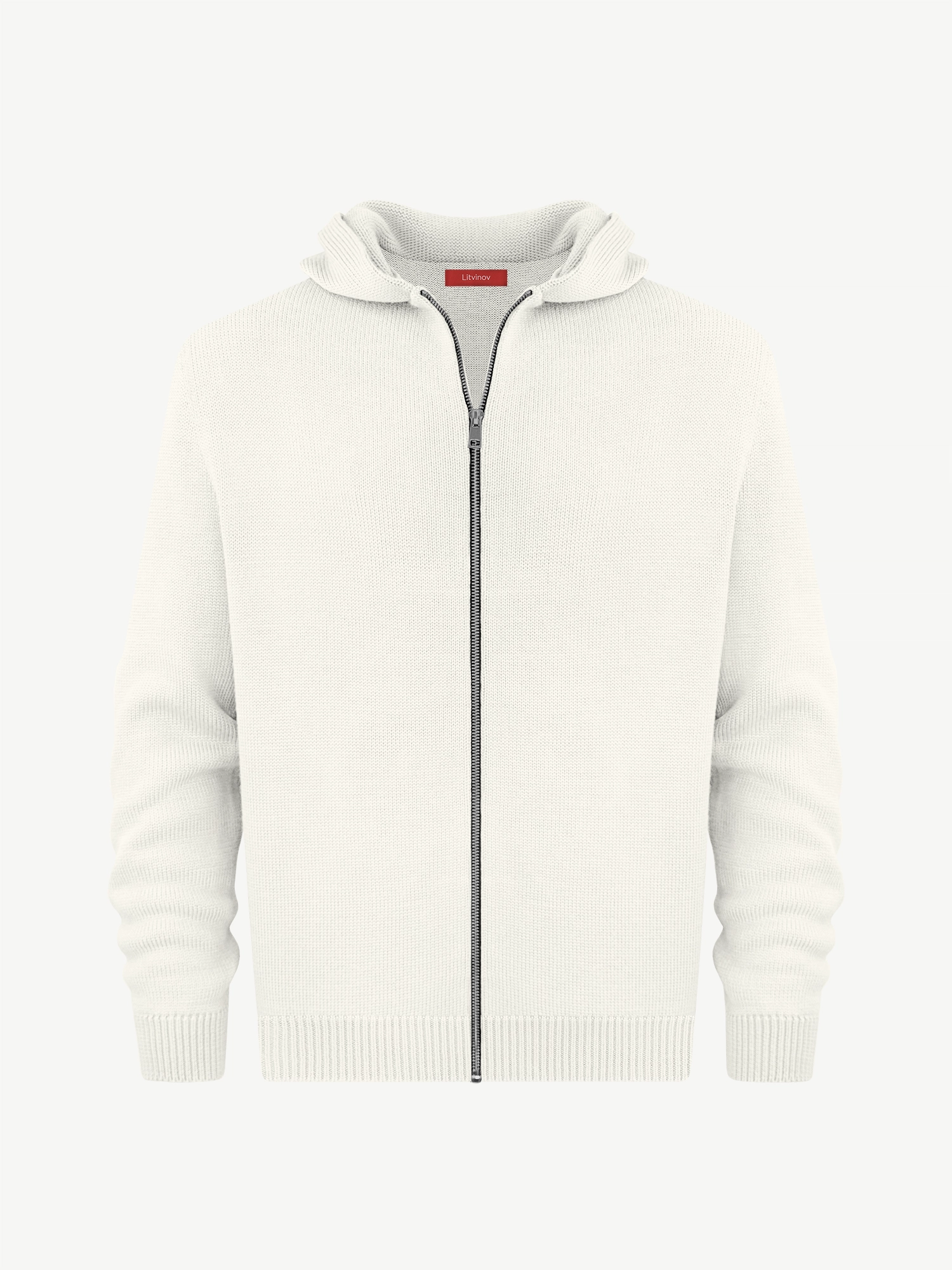 Толстовка на замке из кашемира