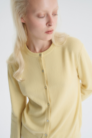 Кардиган на пуговицах с кашемиром