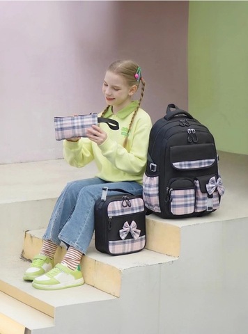 Картинка рюкзак школьный Skully 3291 Black - 15