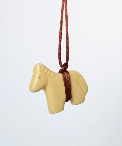 Талисман Лошадка желтый