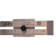 Линейка разметочная 200мм 0,1мм INOX Kinex 6007-07-020
