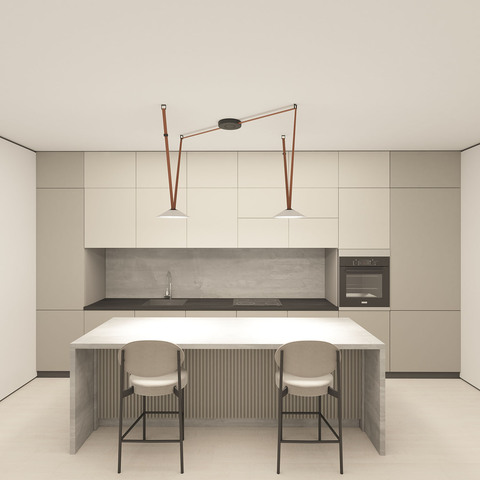 Трековый светильник Denkirs Belty Flow DK5564-WH+BK