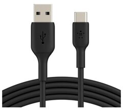 Кабель Belkin BoostCharge 15W USB-C To USB-A плетеный Cable, 1м, черный