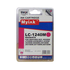 Картридж для Brother MFC-J6510, 6710, 6910 (LC1240M) Magenta (9,6ml, Dye) MyInk